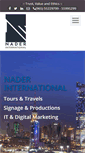 Mobile Screenshot of naderinternational.com